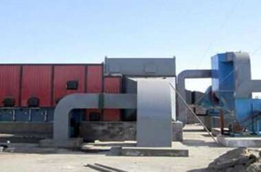 使用工地在新疆360万大卡热风锅炉
